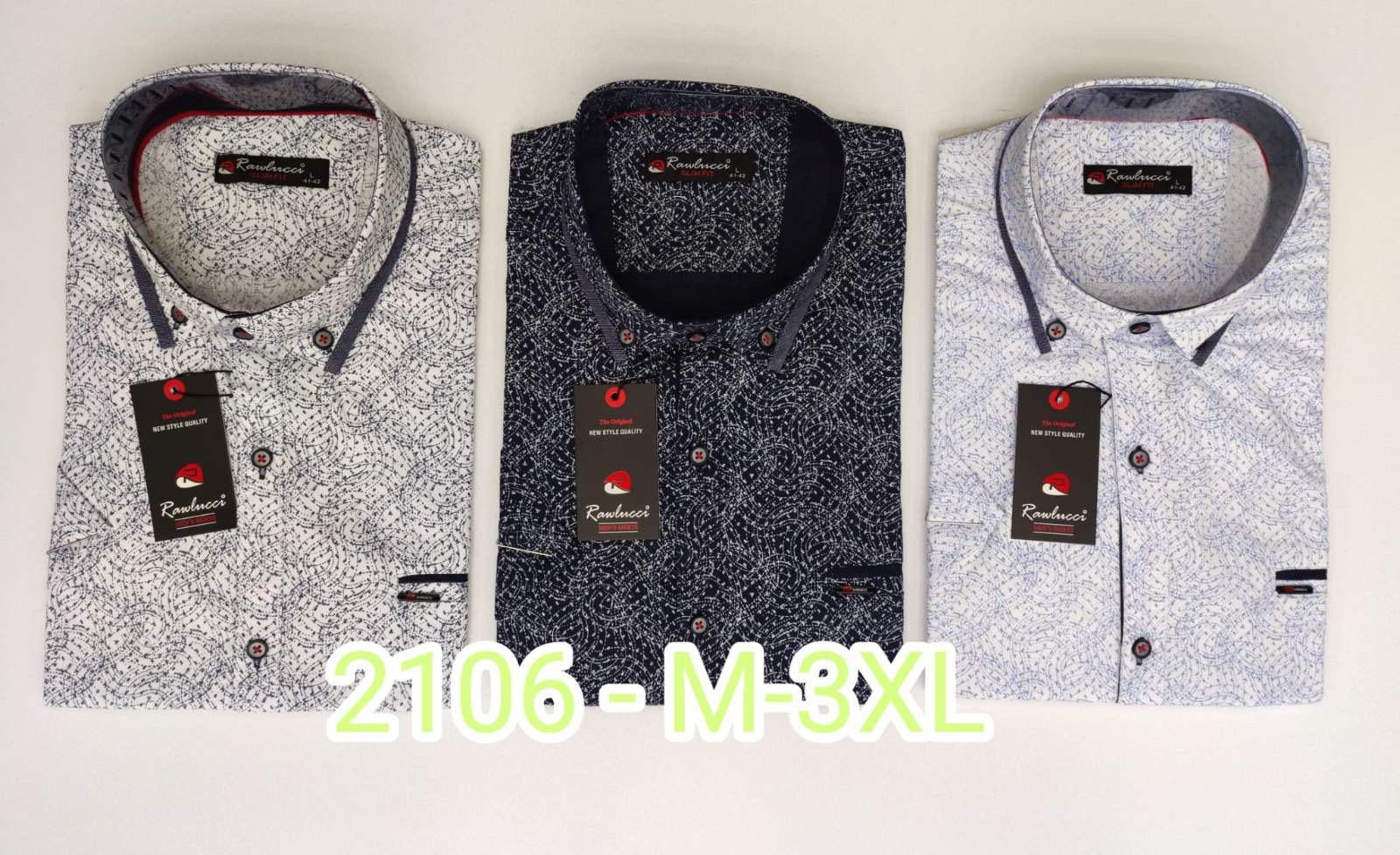 Koszula  męska  ( Turecki produkt) Roz M-3XL .1 kolor .Paczka 4 szt