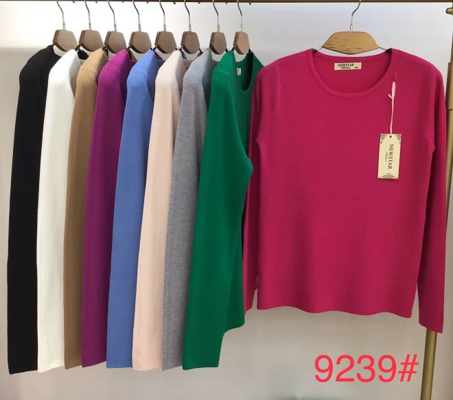 Swetry damskie Roz S/M-L/XL, Mix kolor Paczka 12 szt