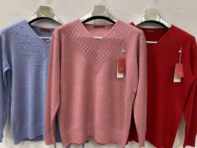 Swetry damskie Roz Standard, Mix kolor Paczka 12 szt