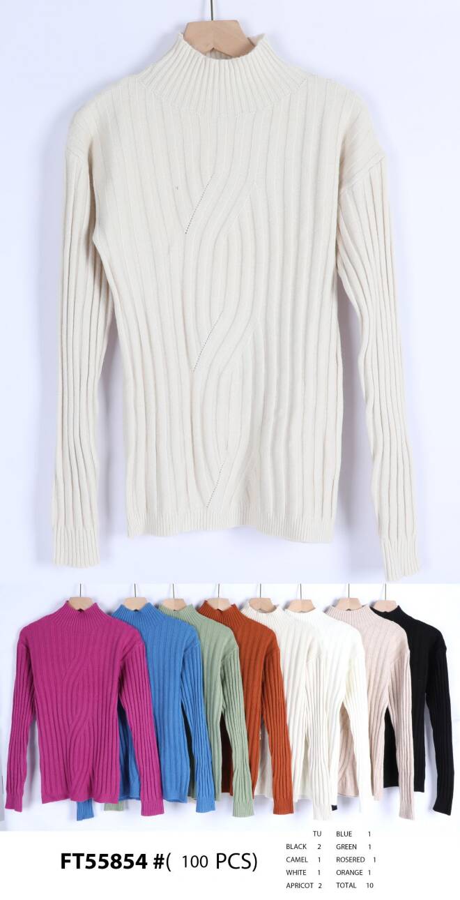 Swetry damska (Francja produkt) Roz Standard Mix kolor. Paszka 10 szt