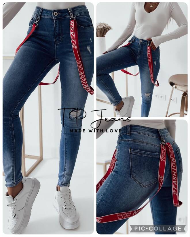 Jeansy damskie Roz Standard, 1 Kolor Paczka 12 szt
