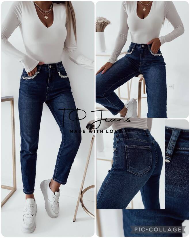 Jeansy damskie Roz Standard 1 Kolor Paczka 12 szt