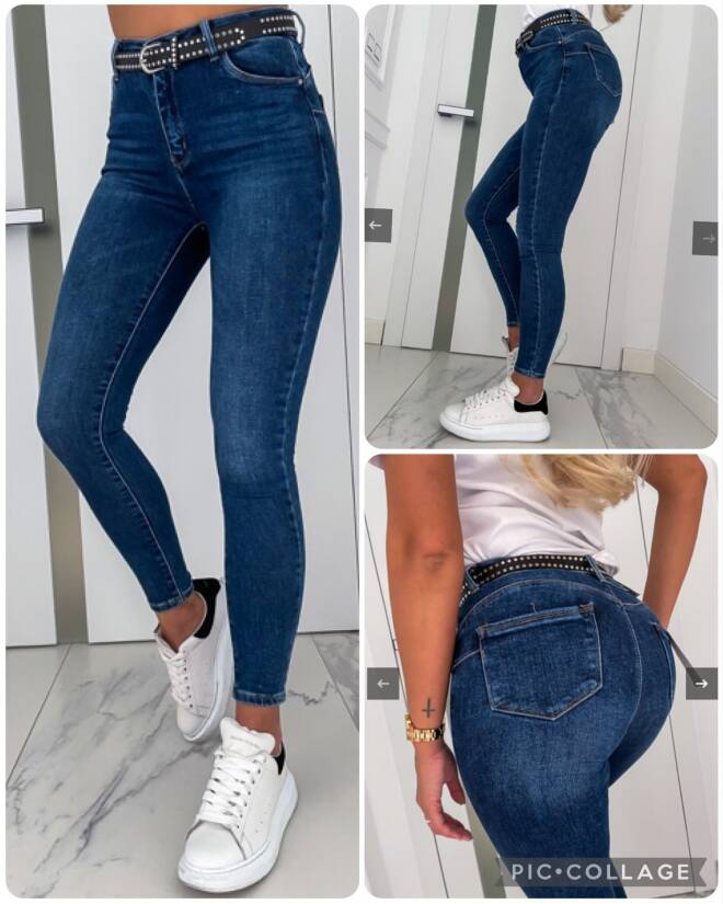 Jeansy damskie Roz 27-32, 1 Kolor Paczka 12 szt
