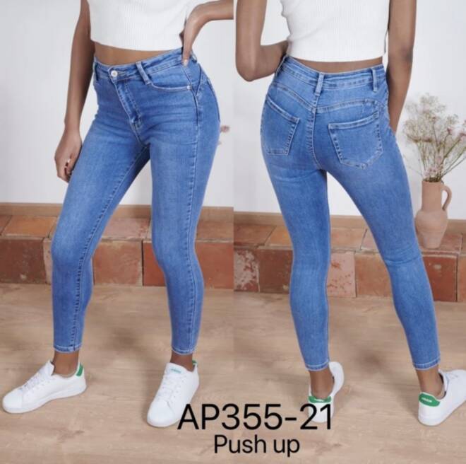 Jeansy damskie Roz Standard, 1 kolor Paczka 10 szt