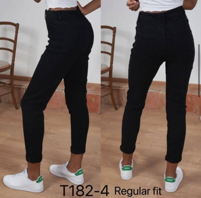 Jeansy damskie Roz Standard, 1 kolor Paczka 10 szt