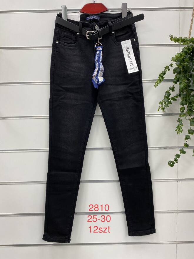 Jeansy damska Roz 25-30 1 kolor Paczka 12 szt