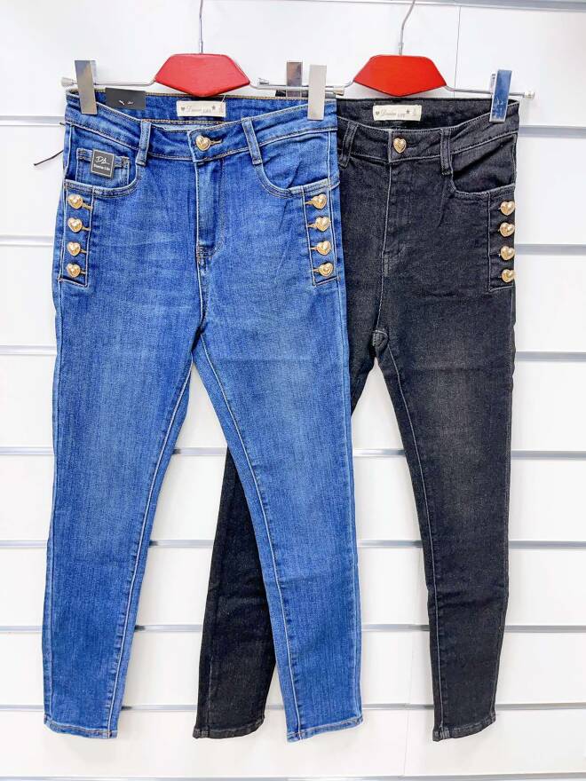 Jeansy damskie Roz Standard 1 Kolor Paczka 12 szt