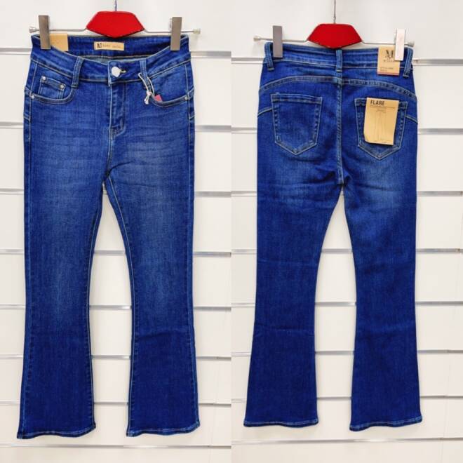 Jeansy damskie Roz Standard, 1 kolor Paczka 10 szt