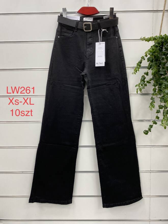 Jeansy Damskie Roz XS-XL, 1 kolor Paczka 10 szt