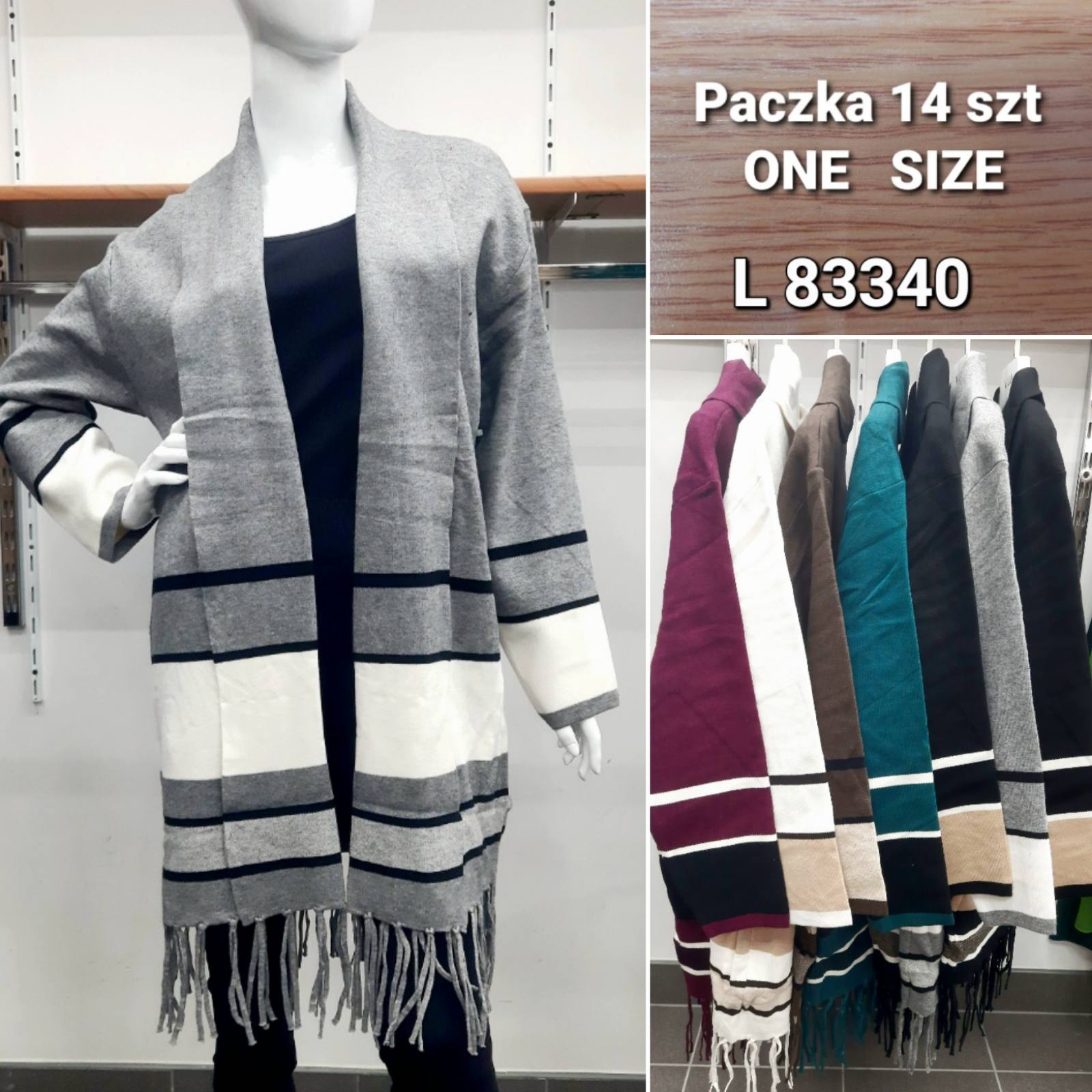 Swetry damskie Roz Standard, Mix kolor Paczka 14szt