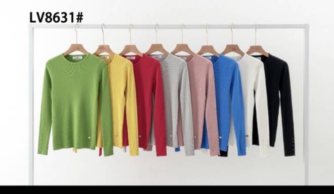 Sweter damski Roz S/M-L/XL, Mix kolor Paczka 10 szt