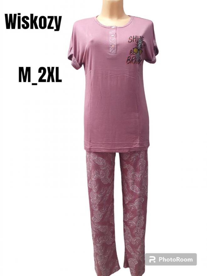 Piżama damska (Turecki produkt ) Roz M-2XL, Mix kolor Paczka 12 szt