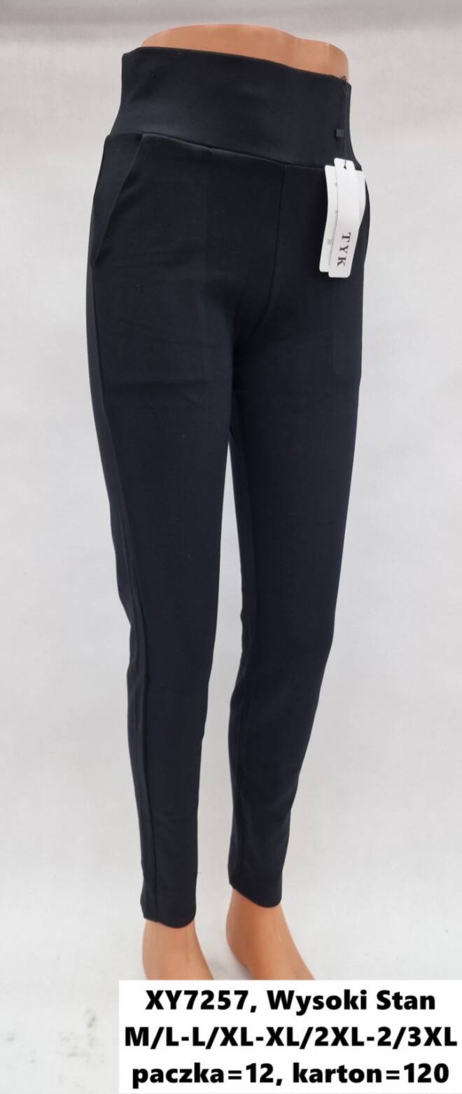 Jeansy damskie Roz M-3XL, 1 kolor Paczka 12 szt