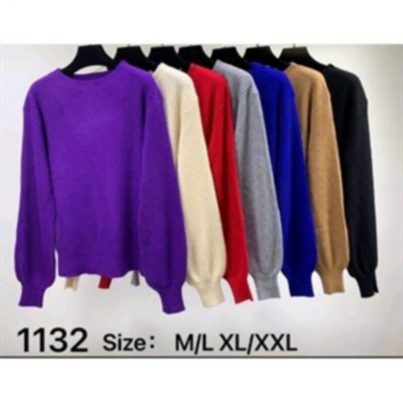 Swetry damskie Roz M/L.XL/2XL. Mix kolor Paczka 12szt