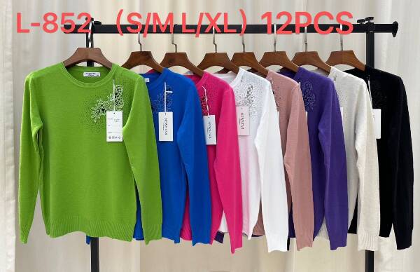  Swetry damska . Roz S/M.L/XL. Paszka 12szt . Mix Kolor.