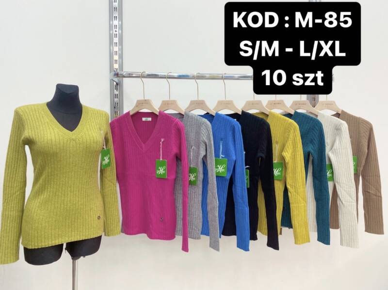 Swetry damskie Roz S/M.L/XL. Mix kolor Paczka 10szt