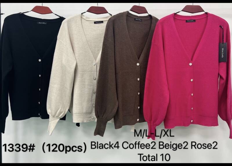 Swetry  damskie Roz M/L.L/XL. Mix kolor Paczka 12szt