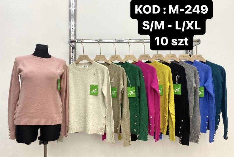 Swetry damskie Roz S/M.L/XL. Mix kolor Paczka 10szt