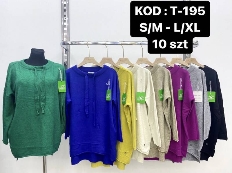 Swetry damskie Roz S/M.L/XL. Mix kolor Paczka 10szt