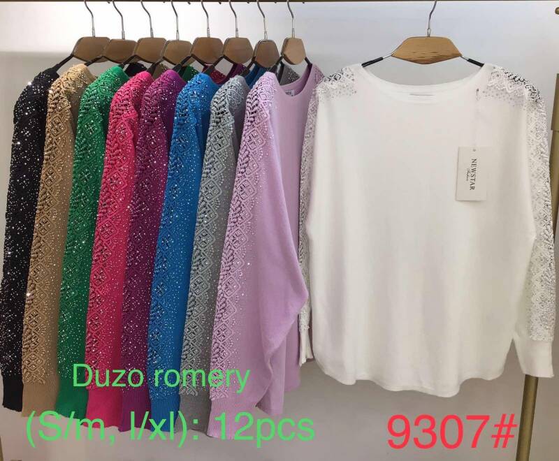 Swetry damskie Roz S/M.L/XL. Mix kolor Paczka 12szt