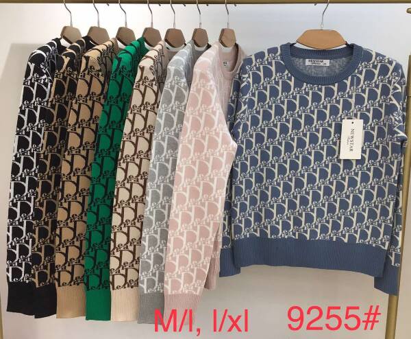  Swetry damska . Roz M/L.L/XL. Paszka 12szt . Mix Kolor.