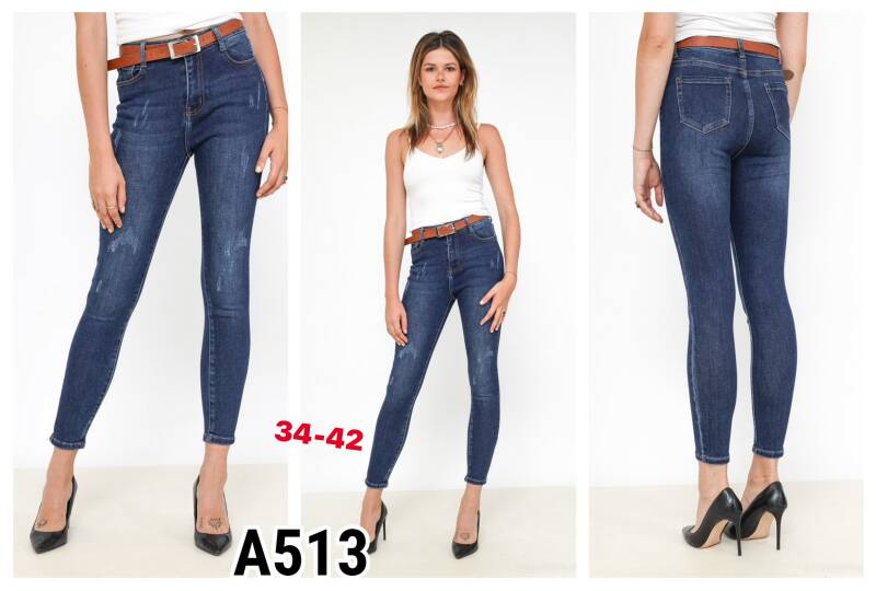 Spodnie  jeansy damska .Roz 34-42. 1 Kolor . Paszka 10szt