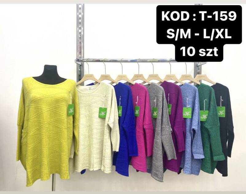 Swetry damskie Roz S/M.L/XL. Mix kolor Paczka 10szt