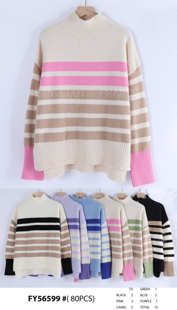 Swetry damska (Francja produkt) Roz Standard Mix kolor, Paszka 10 szt