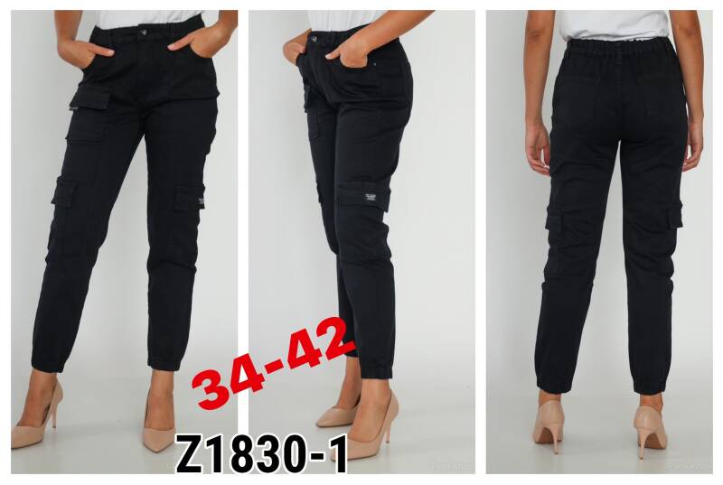 Spodnie  jeansy damska .Roz 34-42. 1 Kolor . Paszka 10szt