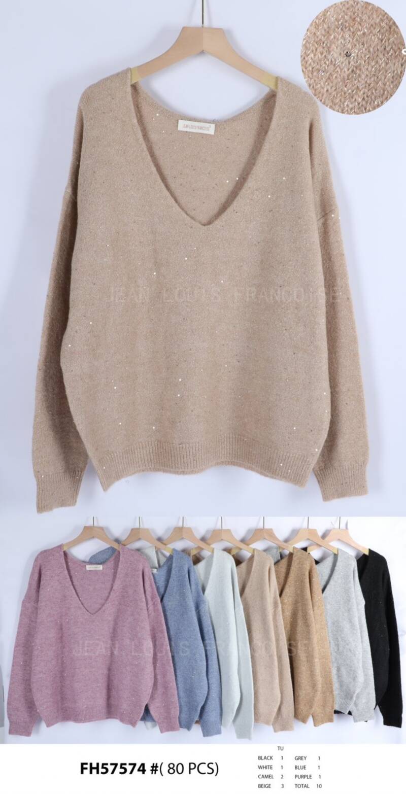 Swetry damska (Francja produkt) Roz Standard Mix kolor, Paszka 10 szt