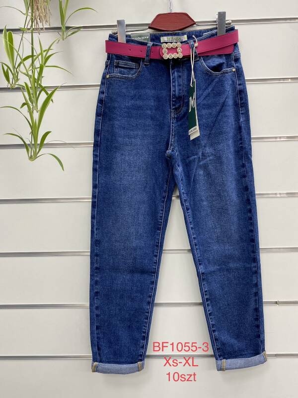 Spodnie damska jeansy .Roz XS-XL . Paszka 10szt . 1 kolor.