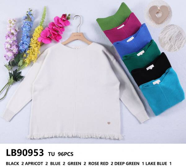 Swetry damska (Francja product ) Roz Standard. Paczka 12szt .Mix kolor