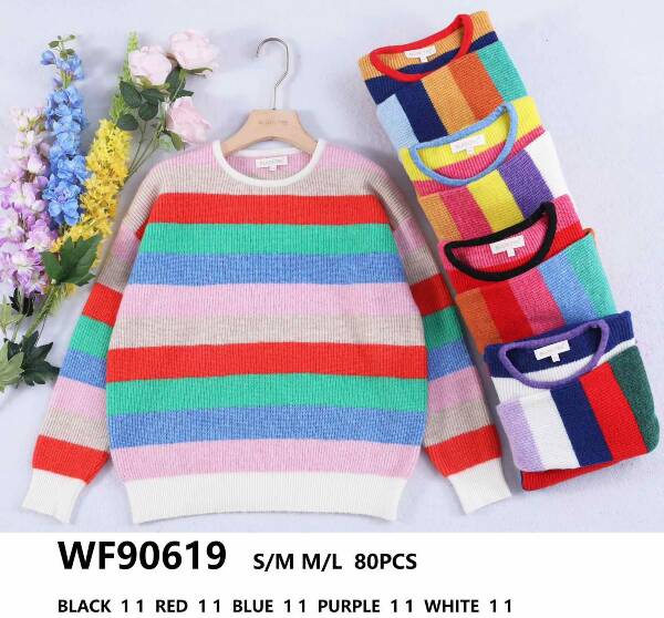 Swetry damska (Francja produkt) Roz S/M.M/L .Mix kolor, Paszka 10 szt