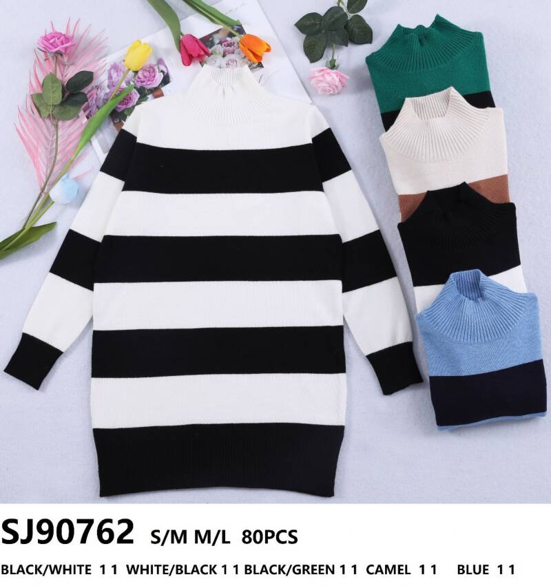 Swetry damska (Francja produkt) Roz S/M-M/L. Mix kolor, Paszka 10 szt