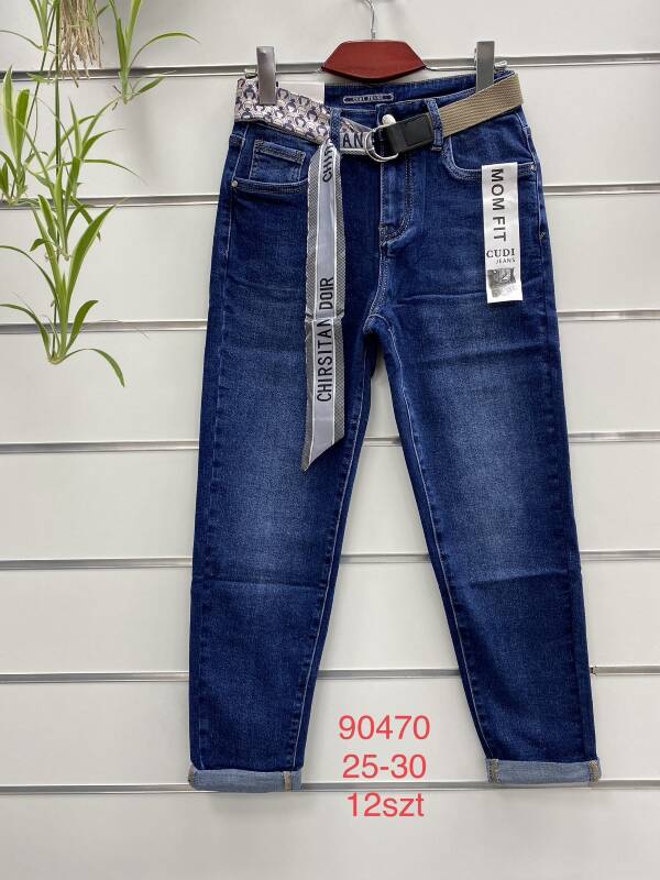 Spodnie damska jeansy .Roz 25-30 . Paszka 12szt . 1 kolor.