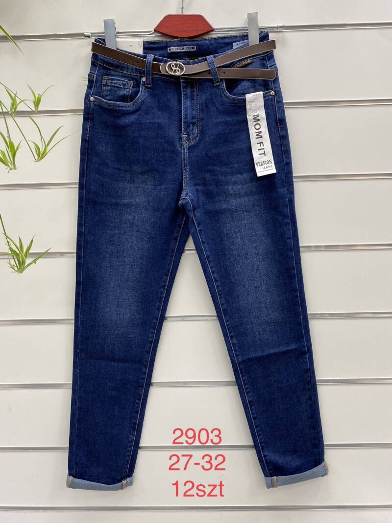 Spodnie damska Jeans . Roz 27-32. 1 Kolor . Paszka 12szt.