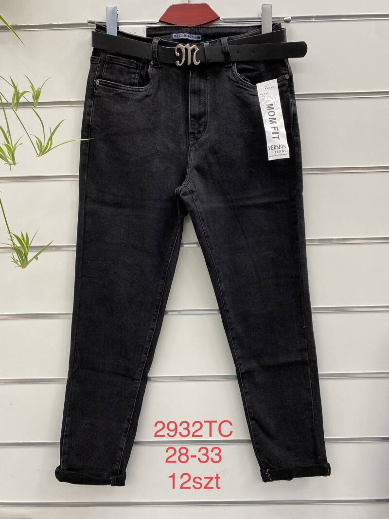 Spodnie damska Jeans . Roz 28-33. 1 Kolor . Paszka 12szt.