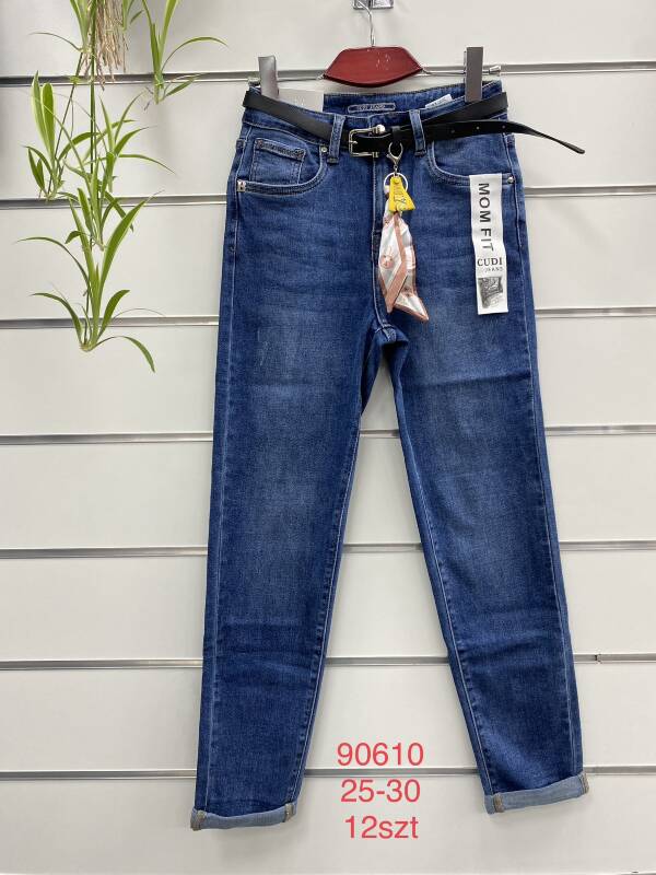 Spodnie damska jeansy .Roz 25-30 . Paszka 12szt . 1 kolor.