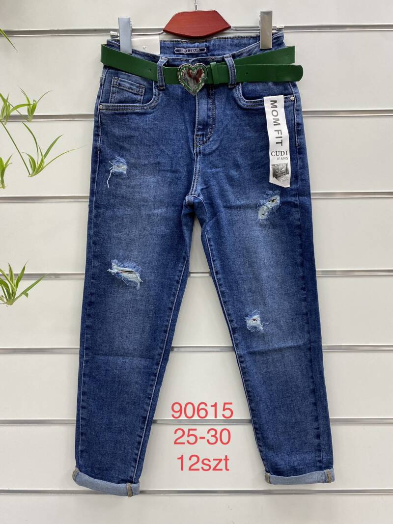 Spodnie damska Jeans . Roz 25-30. 1 Kolor . Paszka 12szt.
