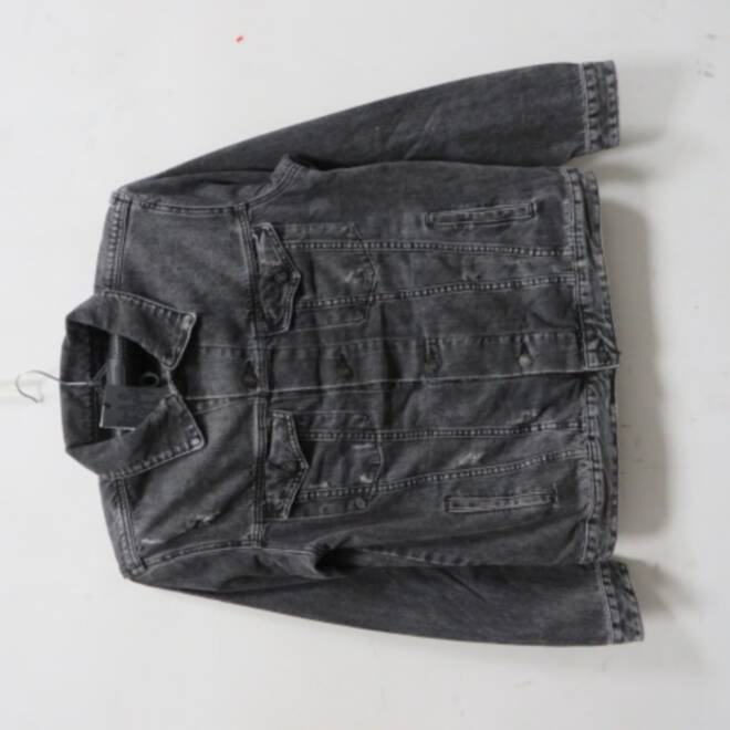 Kurtka jeansowa męska Roz M-3XL, 1 Kolor, Paszka 7 szt