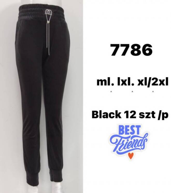 Spodnie damska Roz M/L-L/XL-XL/2XL, 1 Kolor Paczka 12 szt