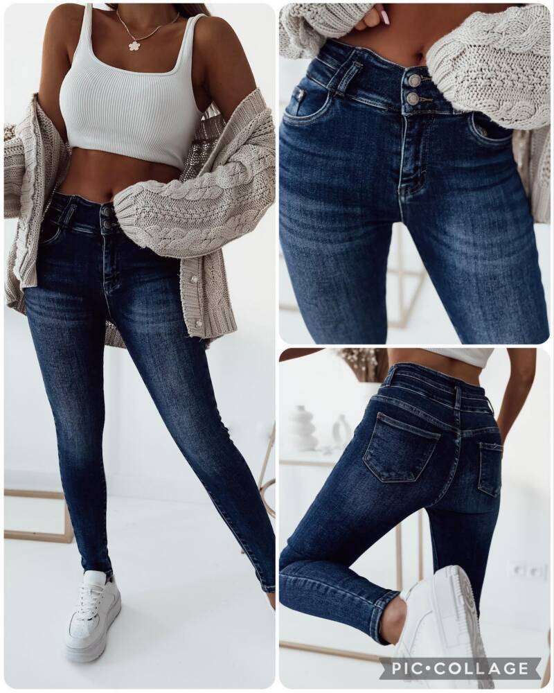 Spodnie  damskie Jeans. Roz 34-42, 1 kolor Paczka 10 szt