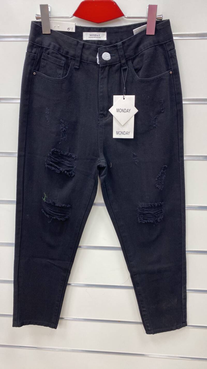 Spodnie  damskie Jeans. Roz 34-42, 1 kolor Paczka 10 szt