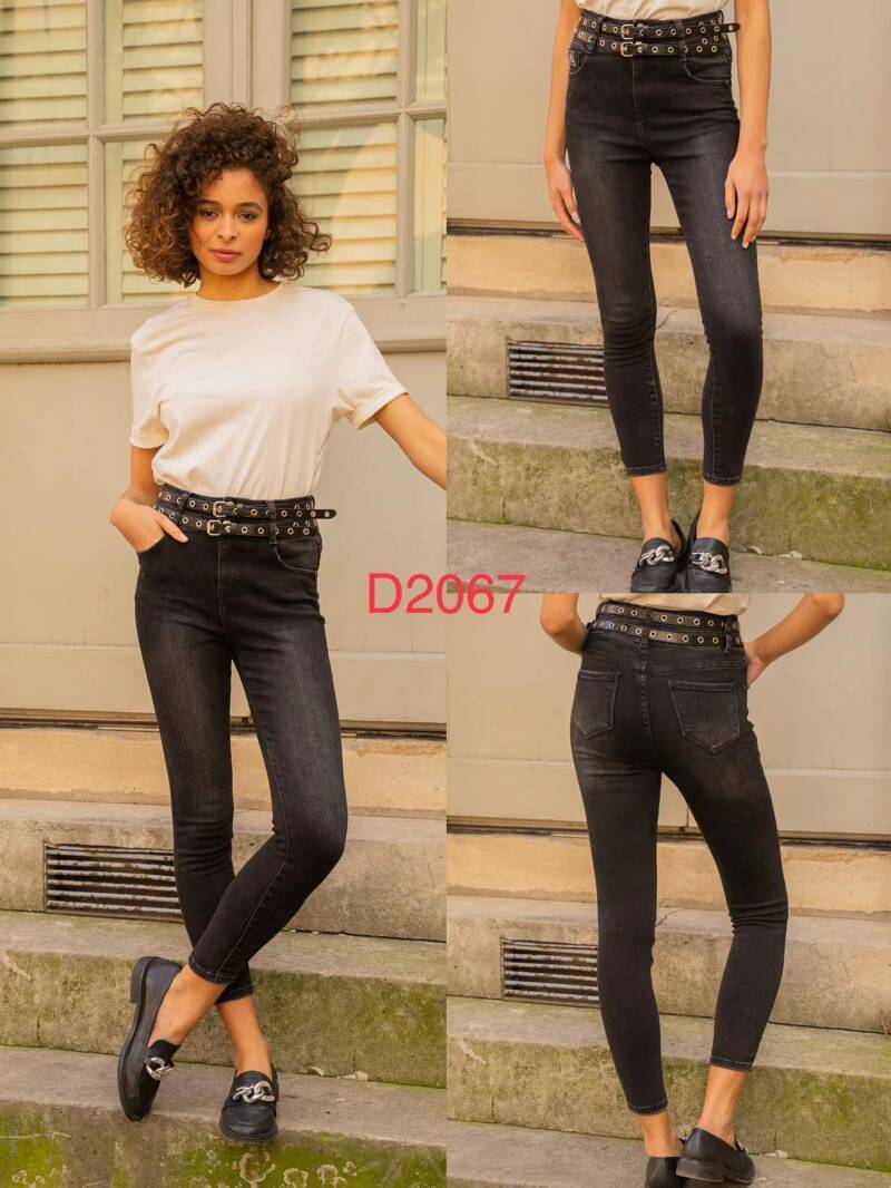 Spodnie  damskie Jeans. Roz 34-42, 1 kolor Paczka 10 szt