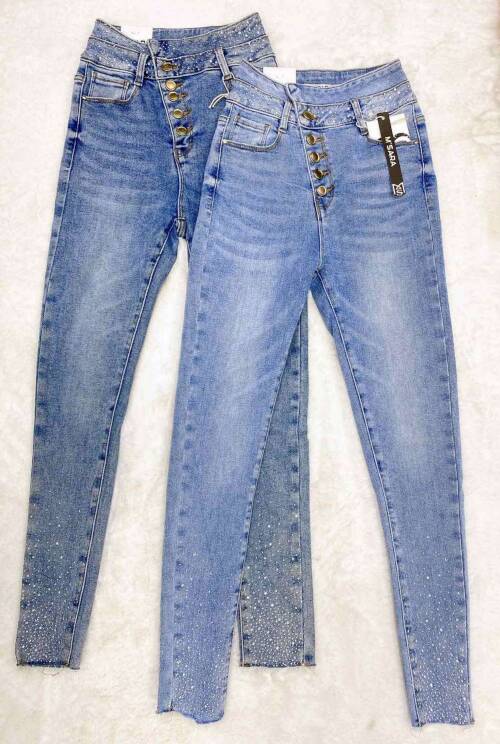 Spodnie damska jeans . Roz XS-XL. 1 kolor. Paszka 10szt.  