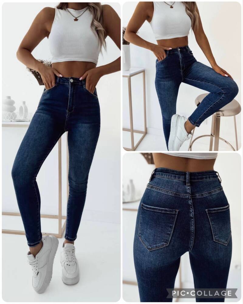 Spodnie  damskie Jeans. Roz 34-42, 1 kolor Paczka 10 szt