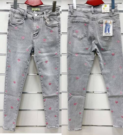 Spodnie damska jeans . Roz XS-XL. 1 kolor. Paszka 10szt.  