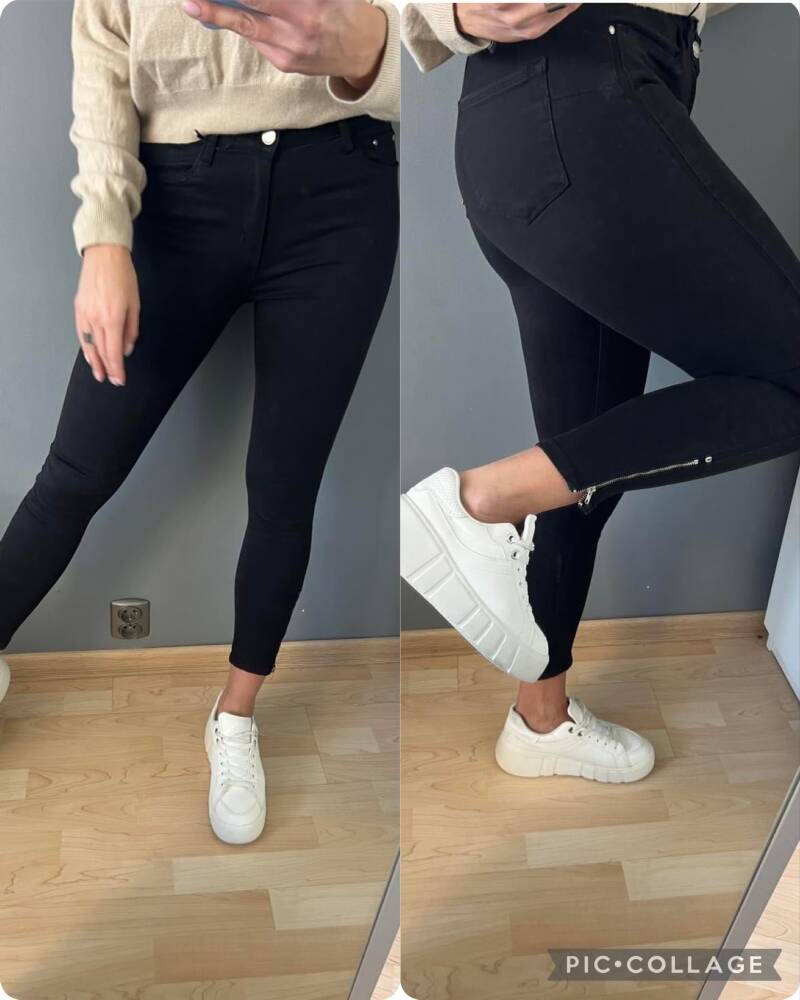 Spodnie  damskie Jeans. Roz 34-42, 1 kolor Paczka 10 szt