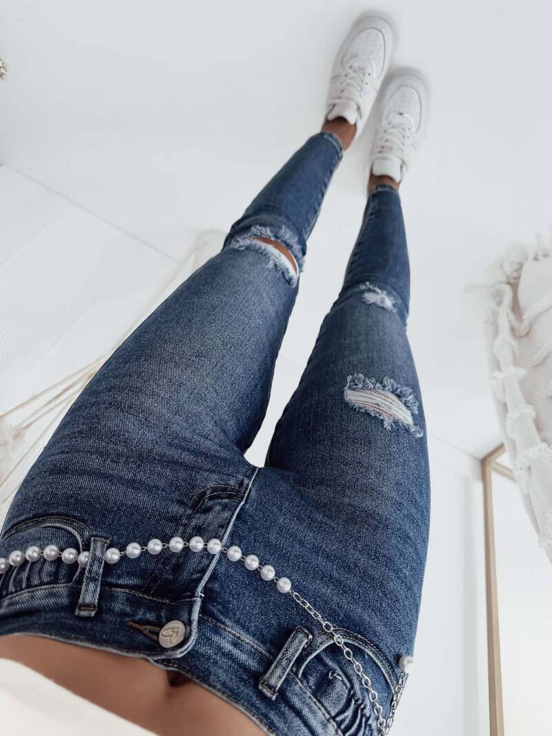 Spodnie  damskie Jeans. Roz 34-42, 1 kolor Paczka 10 szt