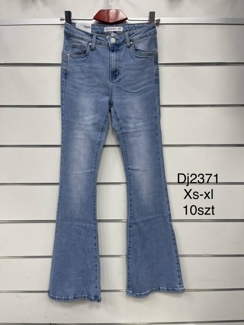 Spodnie damska jeans . Roz XS-XL . 1 kolor. Paszka 10szt.  